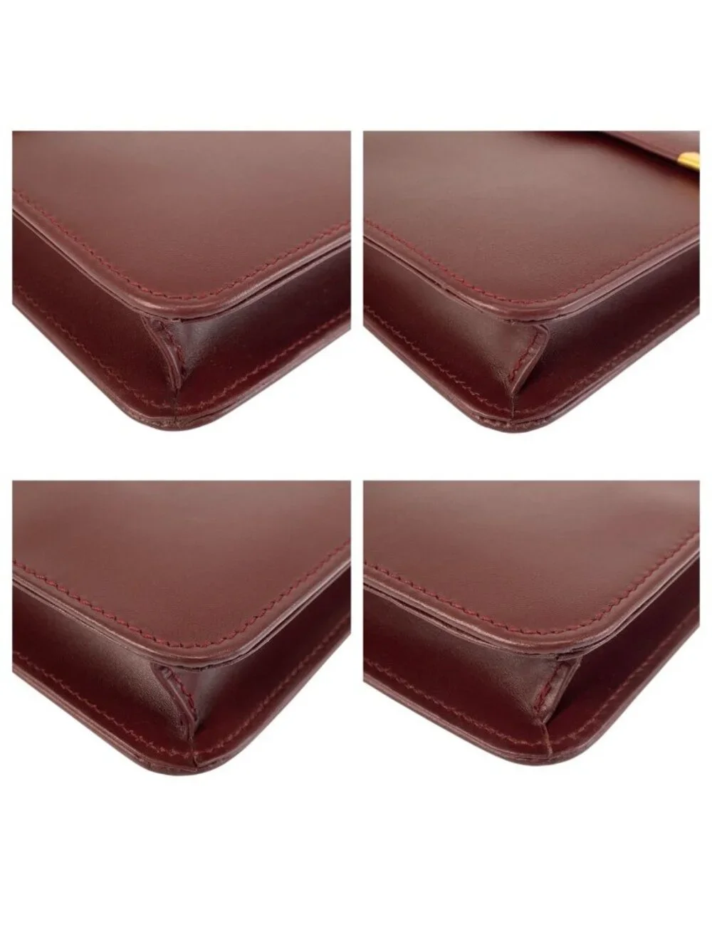Cartier Must Clutch Leather Gold
